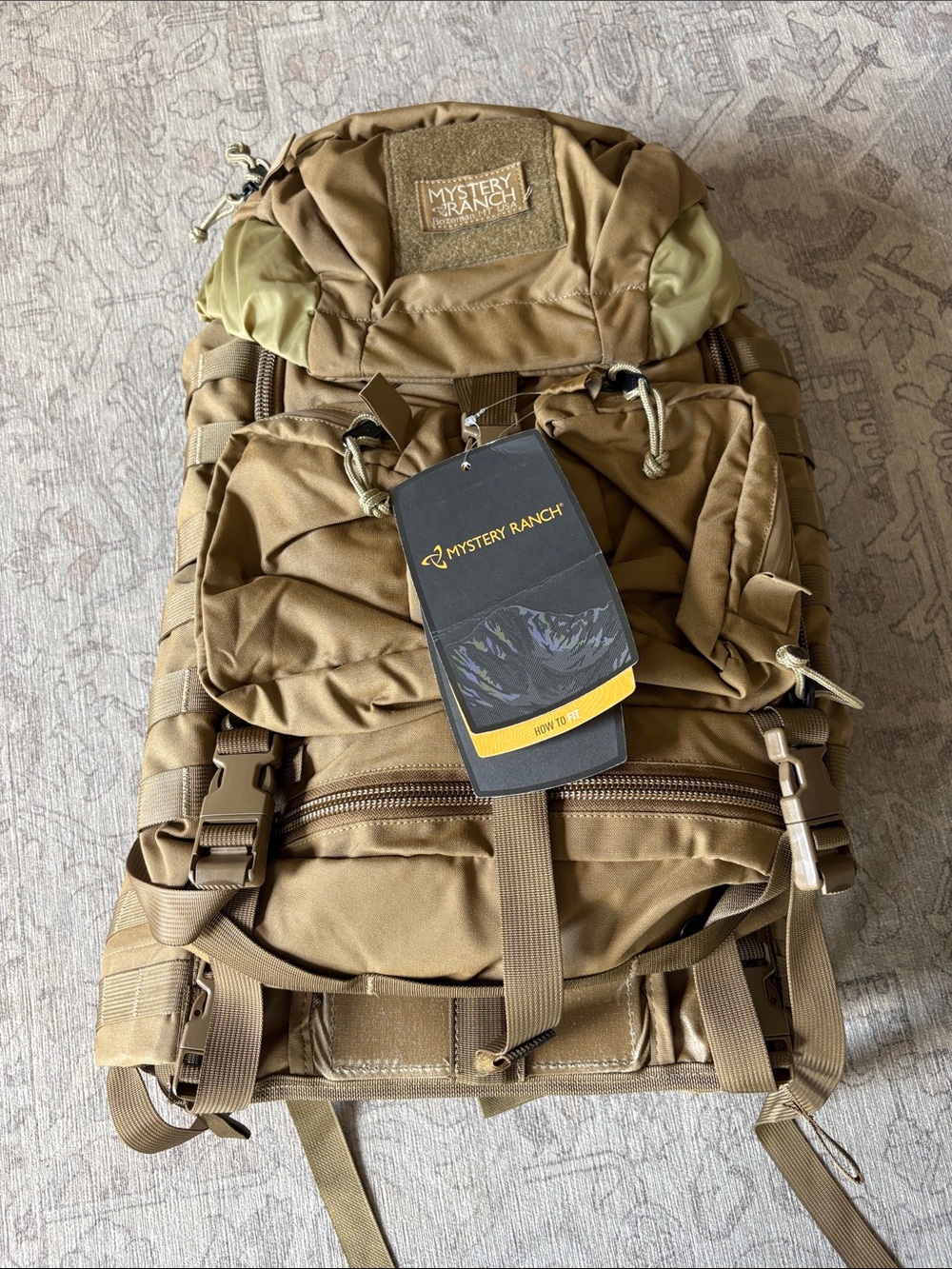 MYSTERY RANCH Tactical Backpack in Coyote/Tan